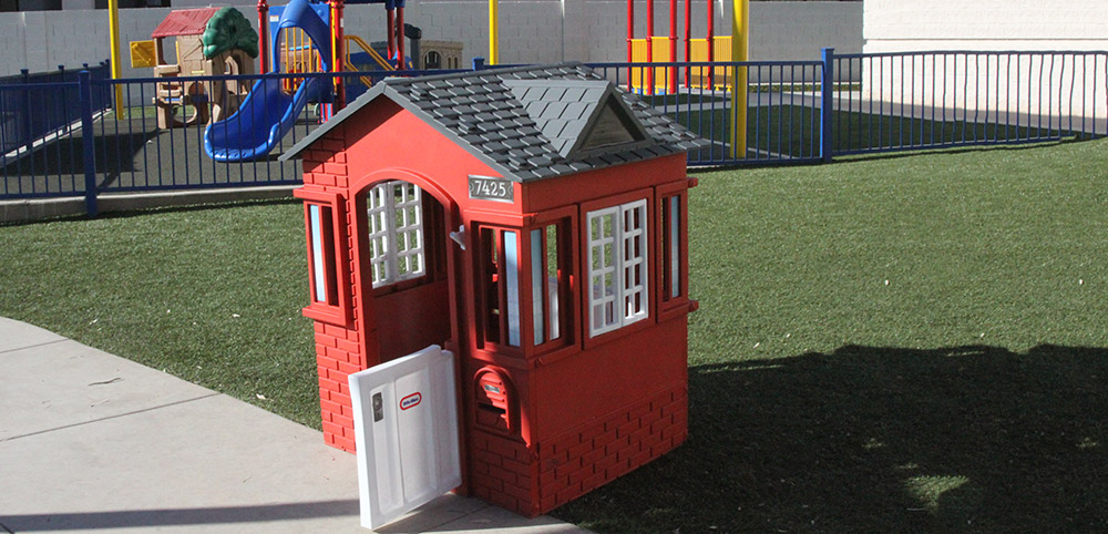 red playhouse